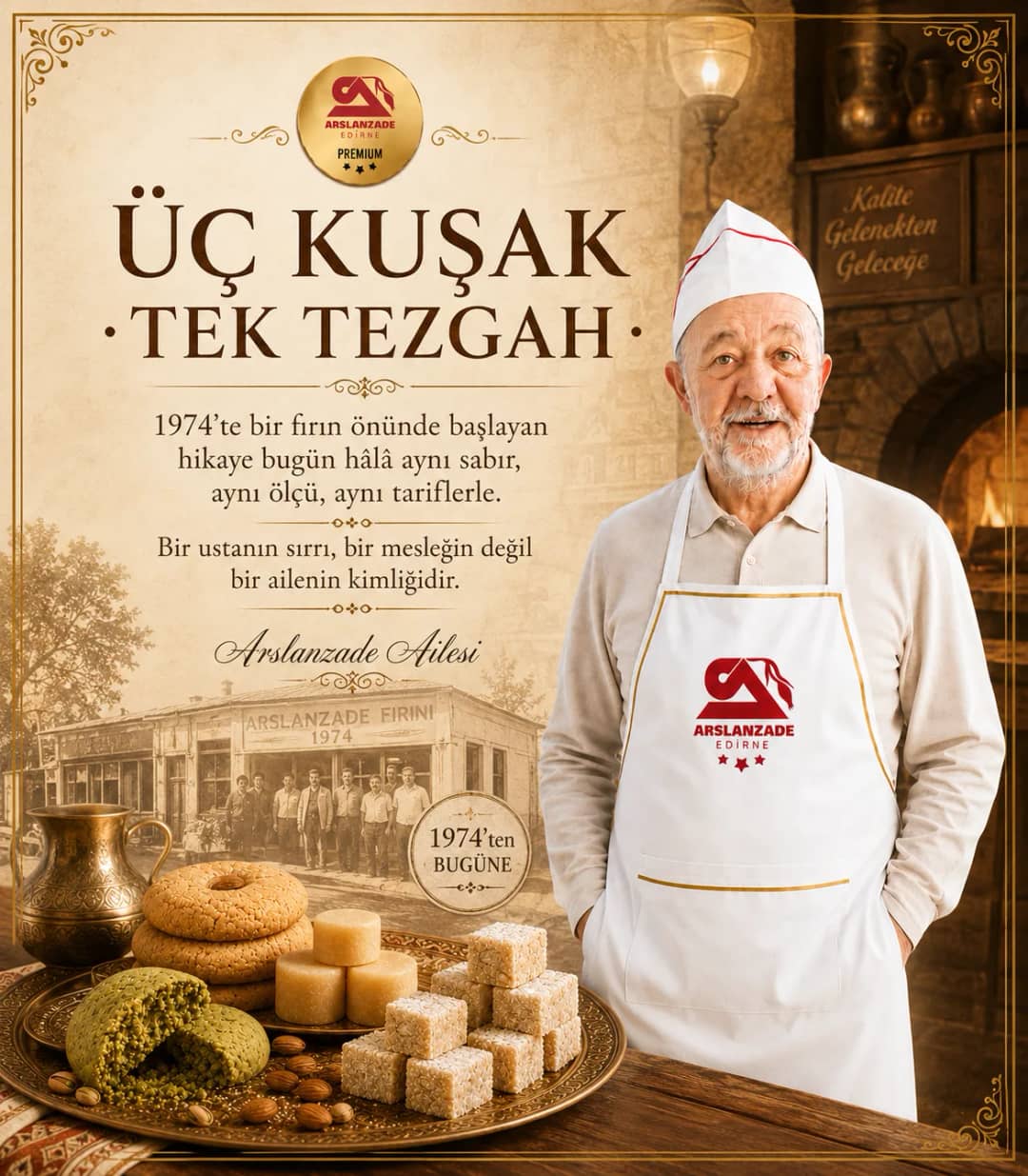 Dededen toruna, aynı özen