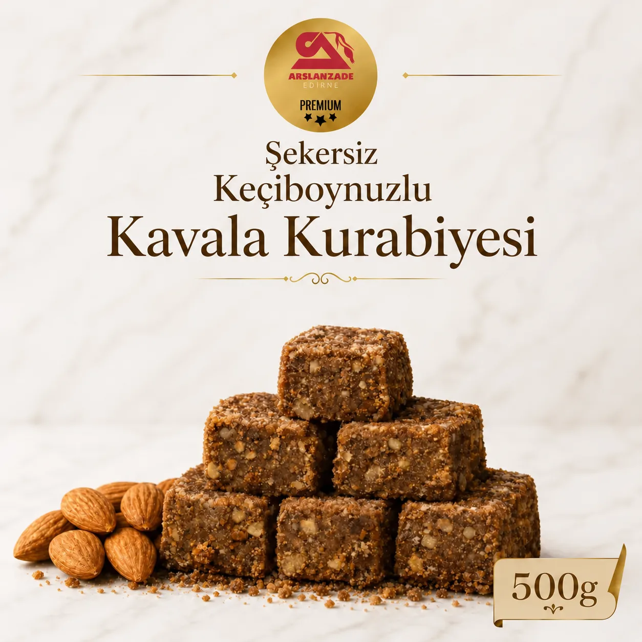Kavala Kurabiyesi Keçiboynuzlu 500g
